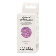 Creativ Company gesprenkelte Keramikglasur 999–1060 C, undurchsichtig, Flower Power – 60 ml - afbeelding 3