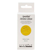 Creativ Company gesprenkelte Keramikglasur, 999-1060 °C, undurchsichtig, gelber Schleier, 60 ml 1 Flasche - afbeelding 1