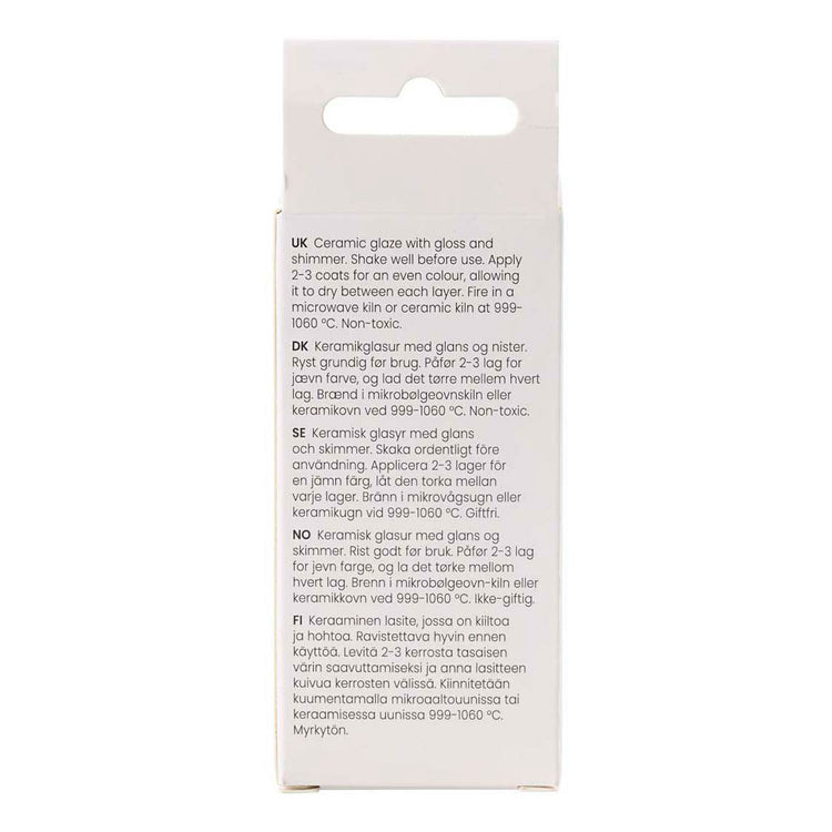 Creativ Company gesprenkelte Keramikglasur, 999-1060 °C, deckend, blau von Ihnen, 60 ml 1 Flasche