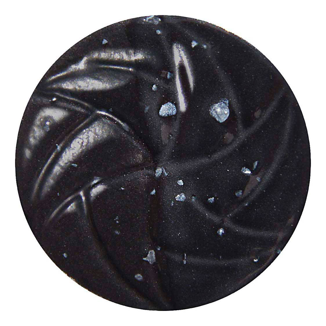 Creativ Company gesprenkelte Keramikglasur, 999-1060 °C, deckend, tutto nero, 60 ml 1 Flasche