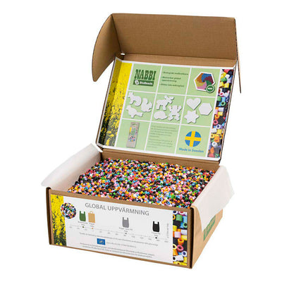 Creativ Company Nabbi Biobeads mit Standardfarben – 55000 Stück.