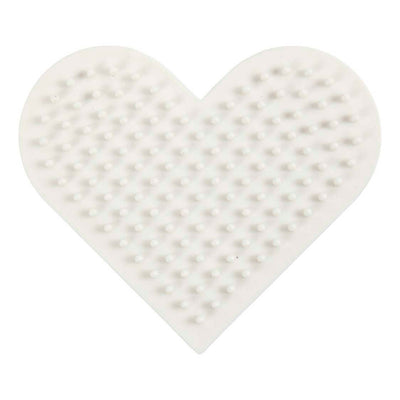 Nabbi Biobeads Grundplatte, kleines Herz, Größe 7x8,5 cm, mittel, 1 Stück