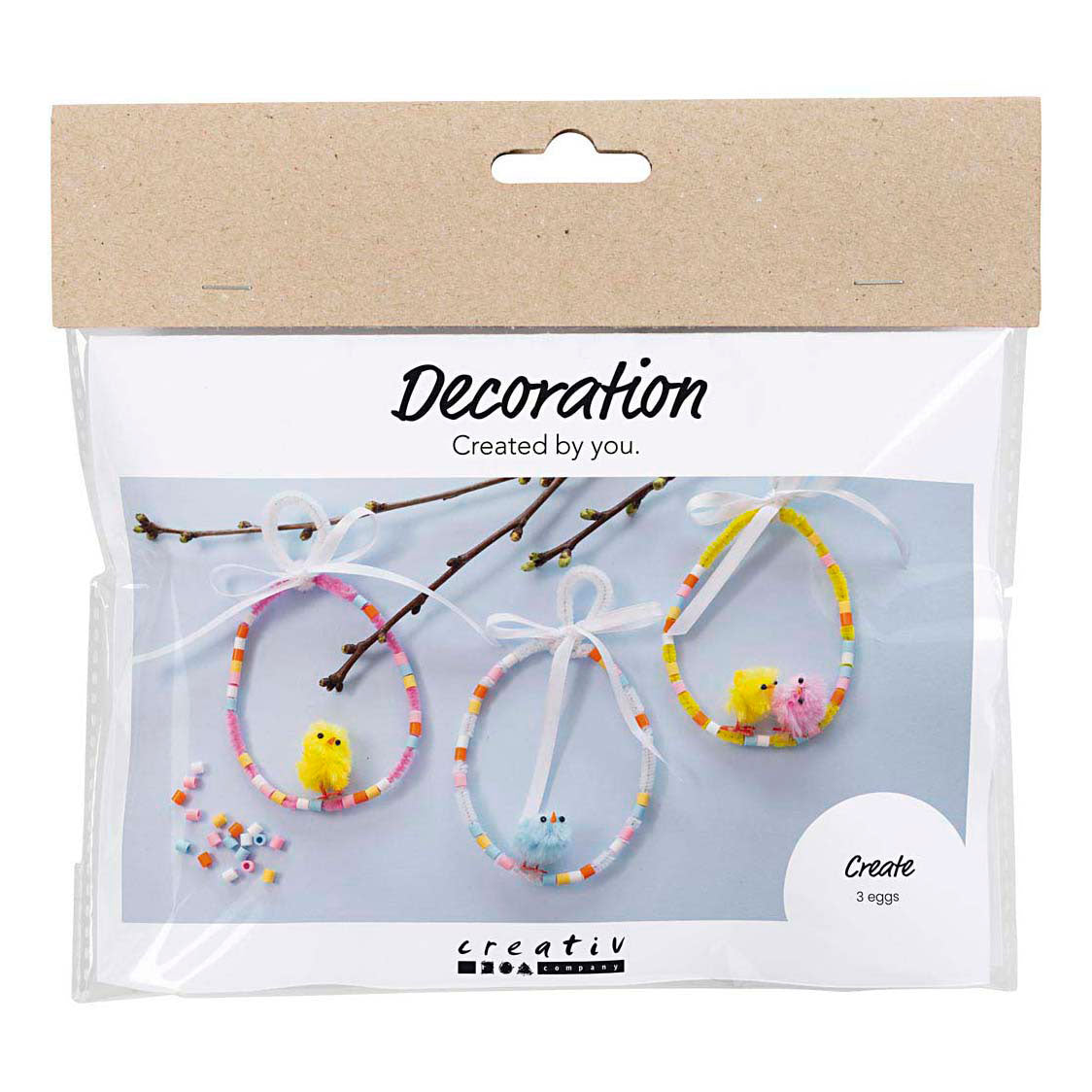 Creativ Company Mini-Hobby-Set Dekoration, verschiedene Farben, 1 Box