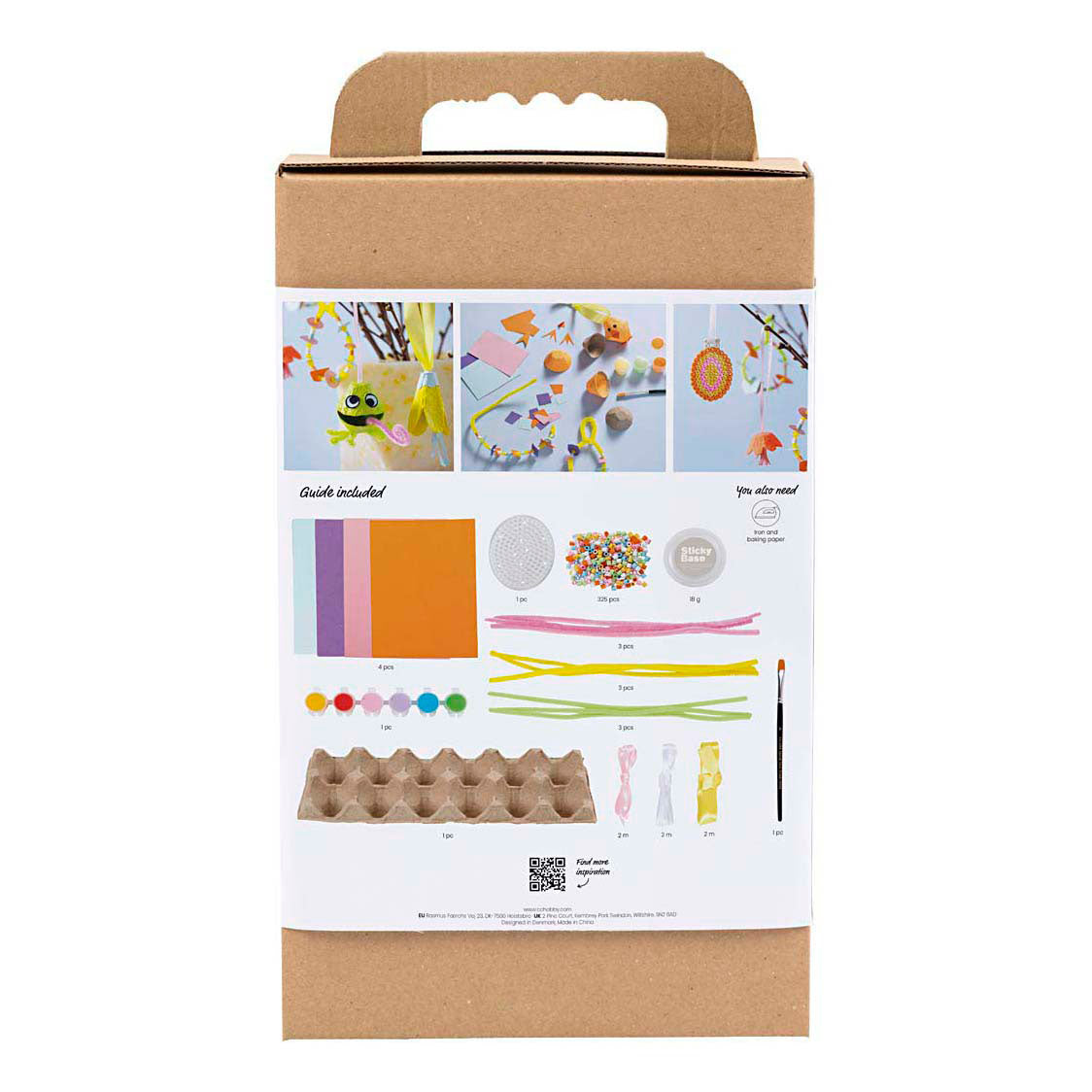Creativ Company Kreativbox Kreativfeder, verschiedene Farben, 1 Box