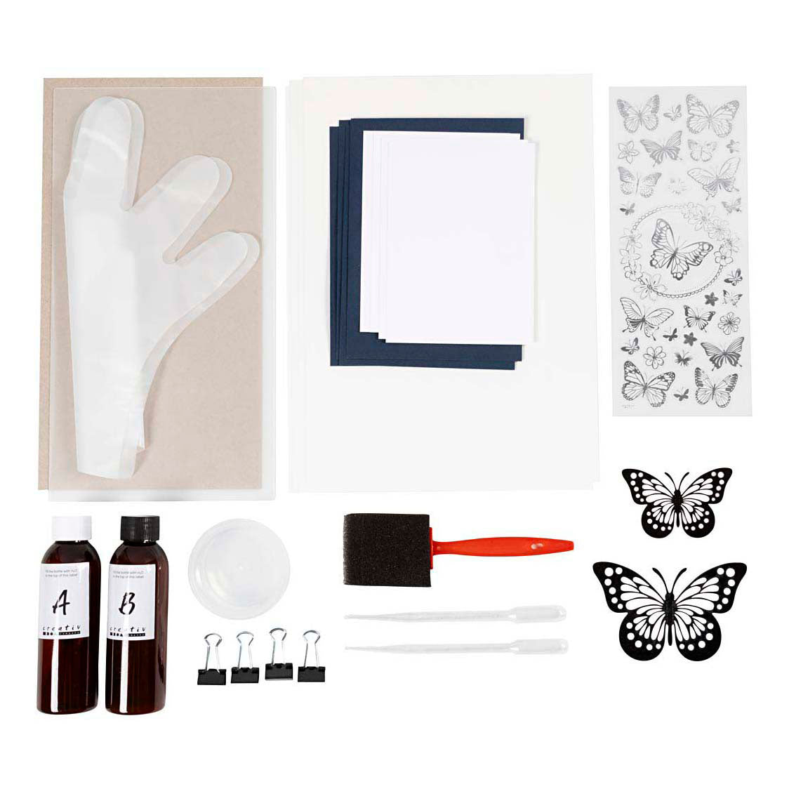Creativ Company Hobby-Set Cyanotypie, blau, 1 Box
