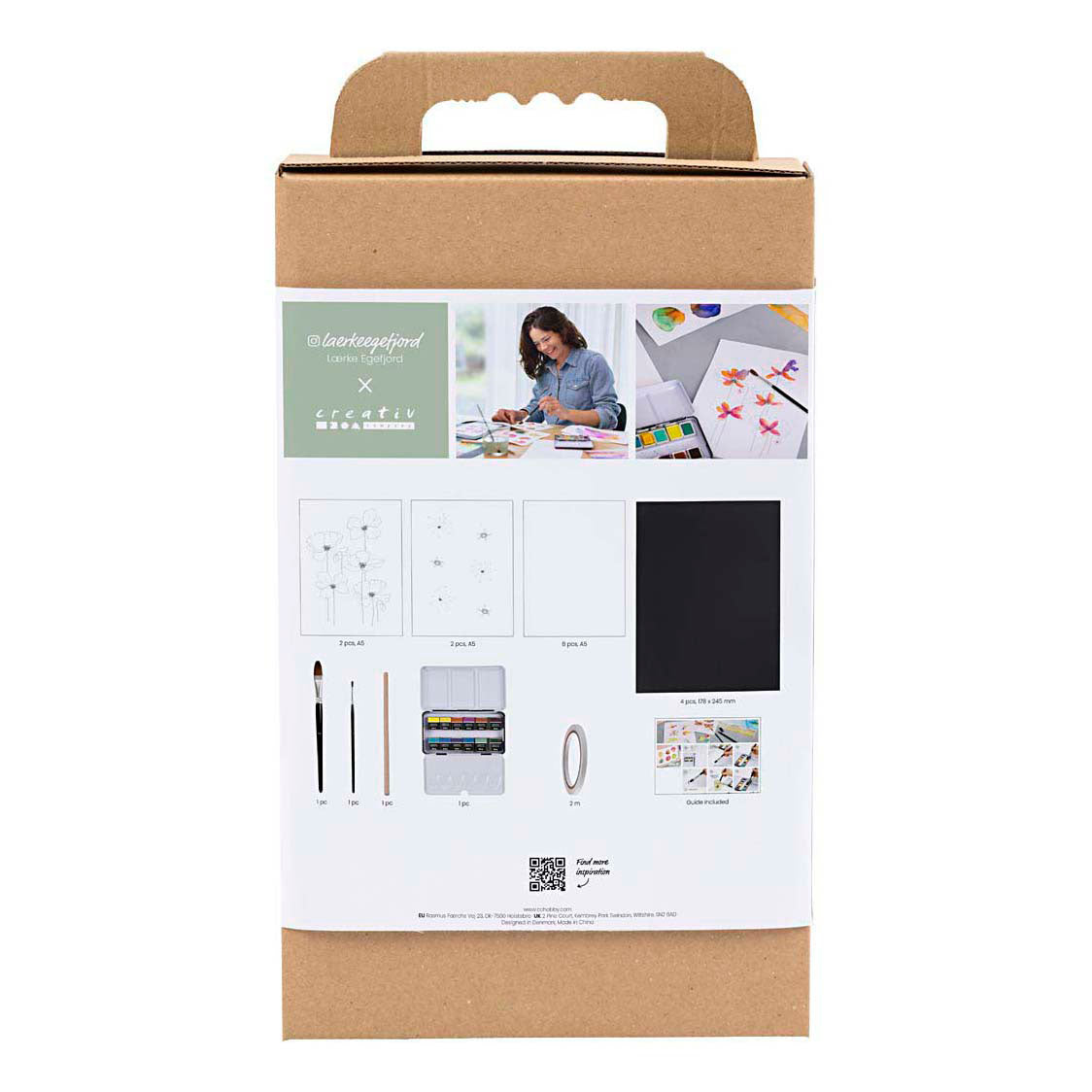 Creativ Company Hobby-Set Aquarell, 1 Box