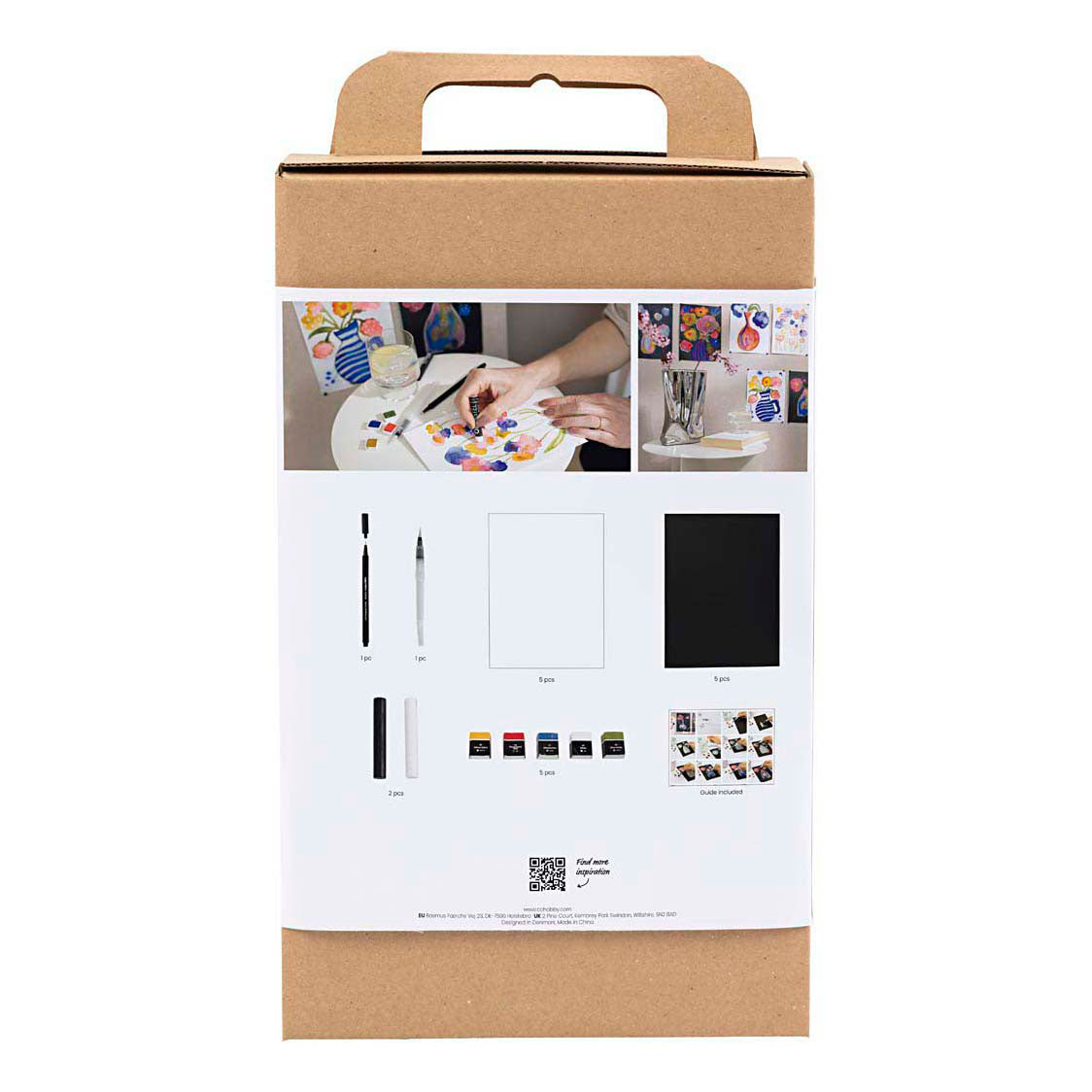 Creativ Company Kreativbox Aquarell, verschiedene Farben, 1 Box