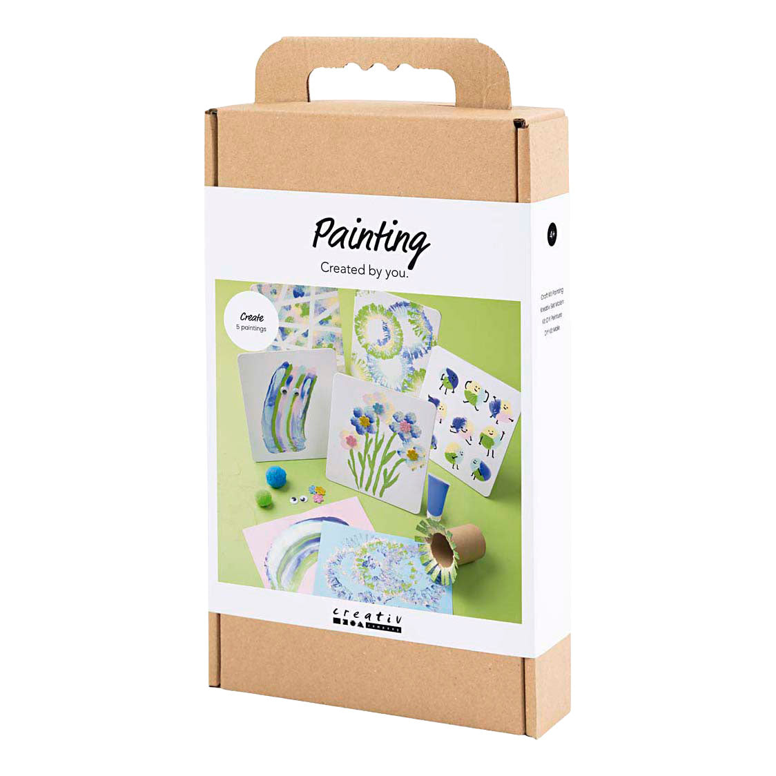 Creativ Company Mal-Hobby-Set, verschiedene Farben, 1 Box
