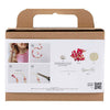 Creativ Company Mini-Hobby-Set Schmuck, Halskette und Armband, rosa, 1 Box