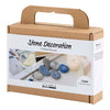 Creativ Company Mini-Hobby-Set Steindekoration, blau, 1 Box