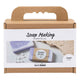 Creativ Company Mini-Seifenherstellungs-Hobbyset, quadratisch, hellviolett, 1 Box