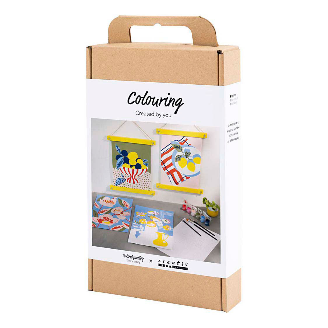 Creativ Company Hobby-Set Farben, Malen nach Zahlen, Acrylfarbe, 1 Box