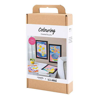 Creativ Company Hobby-Set Farben, Malen nach Zahlen, Textmarker, 1 Box