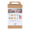 Creativ Company Hobby-Set Modellieren, Blumen, Pastellfarben, 1 Box