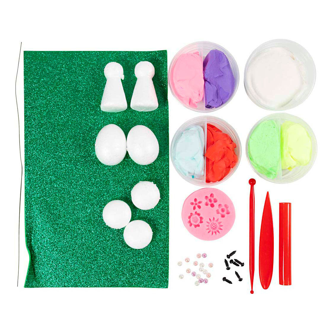 Creativ Company Modellbau-Hobbyset, Elfe, Pastellfarben, 1 Box