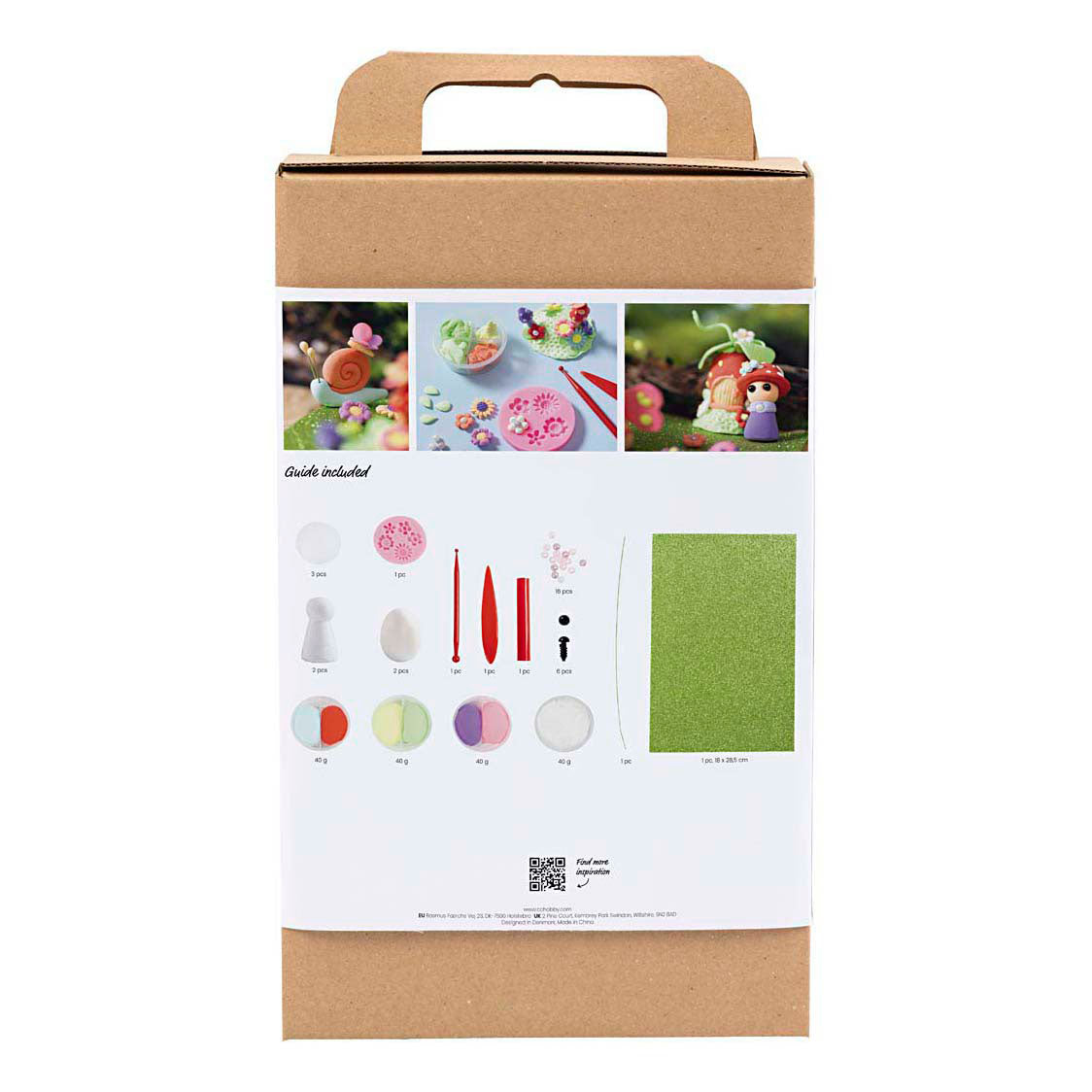 Creativ Company Modellbau-Hobbyset, Elfe, Pastellfarben, 1 Box