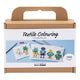 Creativ Company Mini-Hobbyset Textildekoration, Roboter, Grundfarben, 1 Box