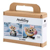 Creativ Company Mini-Hobby-Set Robotermodellierung in Grau und Rosa