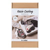 Creativ Company Harzguss-Hobby-Set, Muschelschale, schwarz, weiß, 1 Box