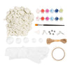 Creativ Company Modellbau-Hobby-Set, Weihnachtsfiguren aus Zellstoff, verschiedene Farben, 1 Box