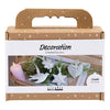 Creativ Company Mini-Hobby-Set Dekoration, Weihnachtsdekoration, silbernes Metall, 1 Box