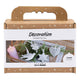Creativ Company Mini-Hobby-Set Dekoration, Weihnachtsdekoration, silbernes Metall, 1 Box