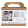 Creativ Company Mini-Hobby-Set Dekoration, Weihnachtsdekoration, silbernes Metall, 1 Box