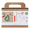 Creativ Company Mini-Hobby-Set Bildhauerei, Weihnachtsbaummonster, verschiedene Farben, 1 Box