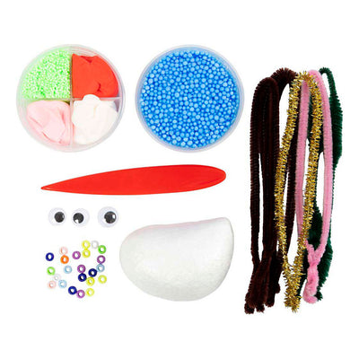 Creativ Company Mini-Hobbyset Bildhauerei, Rentiermonster, verschiedene Farben, 1 Box