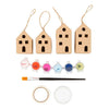 Creativ Company Mini-Hobby-Set Dekoration, Häuser, bunt, 1 Box