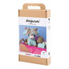 Creativ Company Hobby-Set Amigurumi, Kuh, Beige, Mint, 1 Box