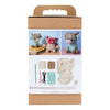 Creativ Company Hobby-Set Amigurumi, Kuh, Beige, Mint, 1 Box