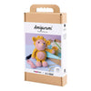 Creativ Company Hobby-Set Amigurumi, Igel, hellrosa, warmes Gelb, 1 Box