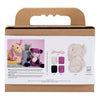 Creativ Company Hobby-Set Amigurumi, Fuchs, Schwarz, Pflaume, 1 Box