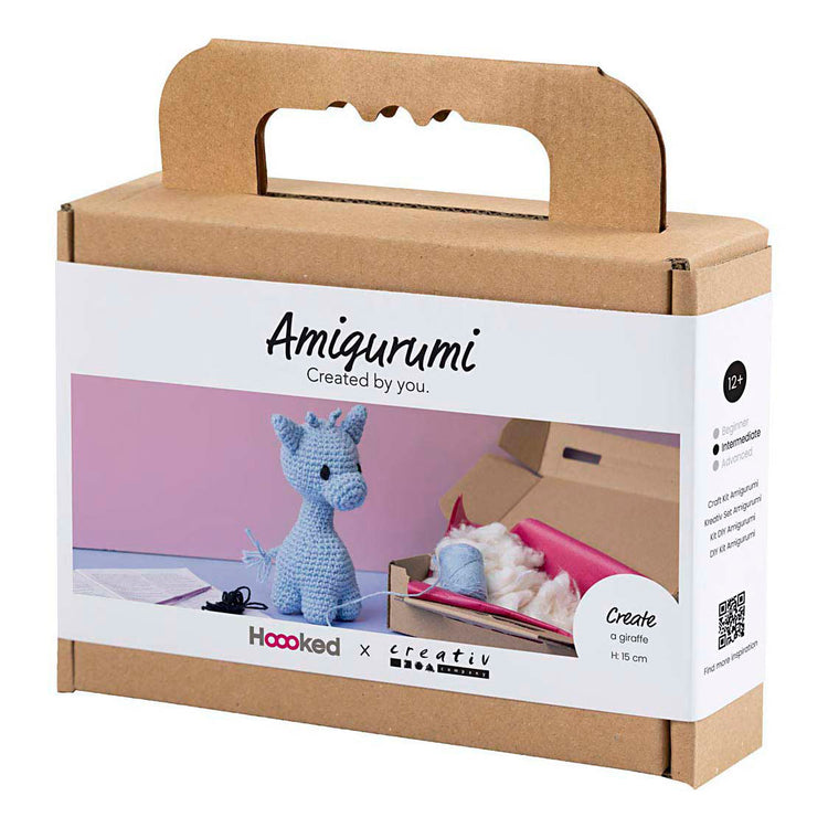 Creativ Company Hobby-Set Amigurumi, Giraffe, hellblau, 1 Box