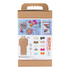 Creativ Company Web-Hobby-Set, Wandhalterungen, verschiedene Farben, 1 Box