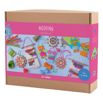 Creativ Company Webgruppen-Set, Wandhalterungen, Kleiderbügel, Eulen, Maus, verschiedene Farben, 1 Box