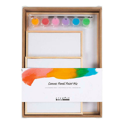 Creativ Company Set Leinwandplatten, bunt, 1 Box