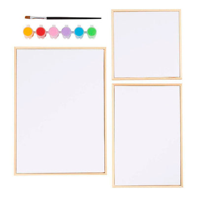 Creativ Company Set Leinwandplatten, bunt, 1 Box