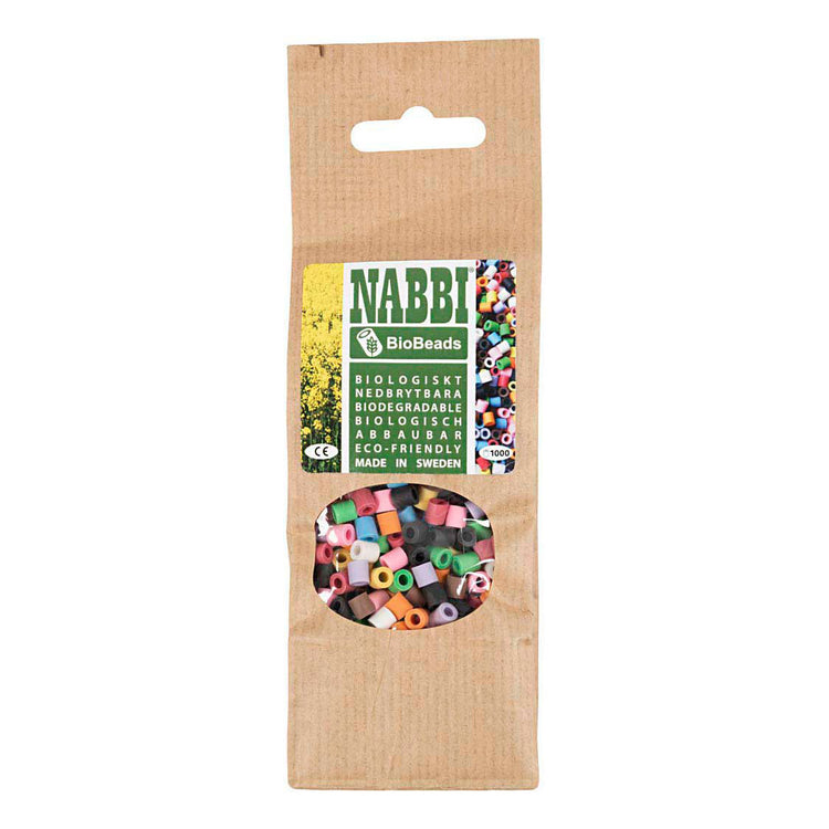 Creativ Company Nabbi Biobeads 5x5mm verschiedene Farben - 1000 Stk.