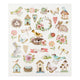 Creativ Firmenaufkleber, Frühling und Ostern, Blatt 15x16,5 cm, ca. 34 Stück, 1 Blatt