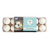 Creativ Company Eier, H: 6 cm, weiß, 12 Stück 1 Box - afbeelding 4
