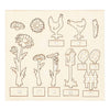 Creativ Company DIY Holzfiguren, L: 15,5 cm, B: 17 cm, Stärke 3 mm, 1 Box