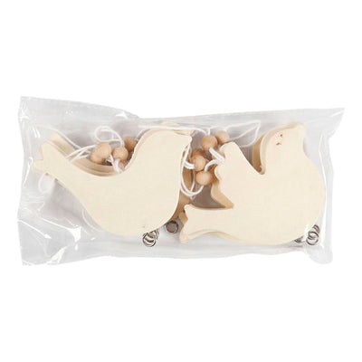 Creativ Company Friedenstaube, Größe 7,5x9,5 cm, Stärke 4 mm, 10 Stück 1 Karton