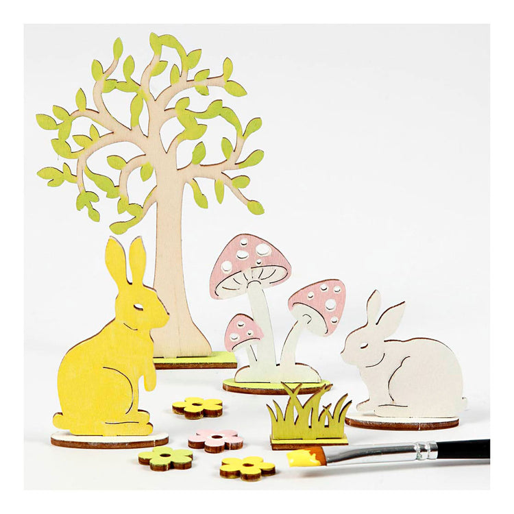 Creativ Company DIY Holzfiguren, L: 15,5 cm, B: 17 cm, Stärke 3 mm, 1 Box