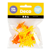Creativ Company Hühnerschnäbel und -füße, H: 28 mm, L: 30+37 mm, orange, gelb, 8 Set 1 Box - afbeelding 2