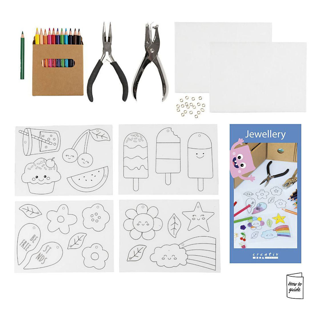 Creativ Company My Craft Station Schmuck, verschiedene Farben, 1 Box
