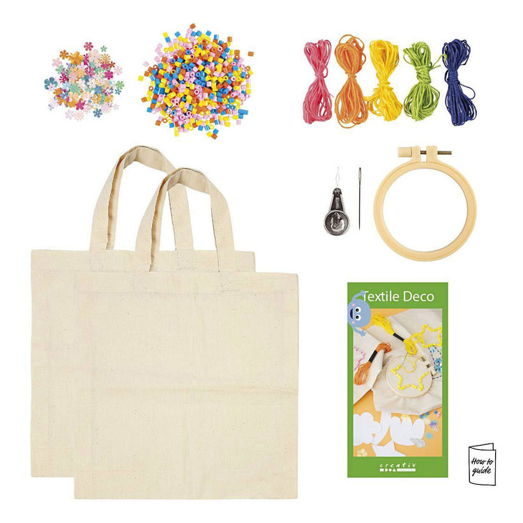 Creativ Company My Craft Station Textildekoration, verschiedene Farben, 1 Box