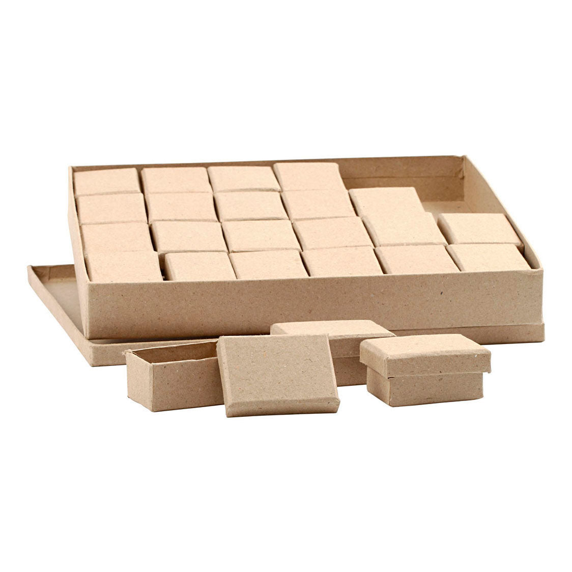 Creativ Firmenboxen, H: 3,5 cm, Maße 5x7 cm, 24 Stück 1 Box