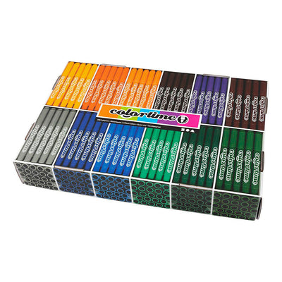 Colortime-Marker, Strichstärke 5 mm, zusätzliche Farben, 12x24 Stück, 1 Box